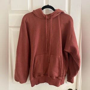 Aritzia Wilfred Free Hoodie in Copper